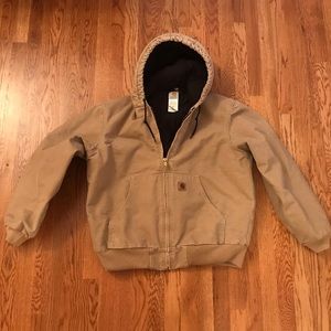 Carhartt Men’s Quilted Flannel Lined Duck Jacket